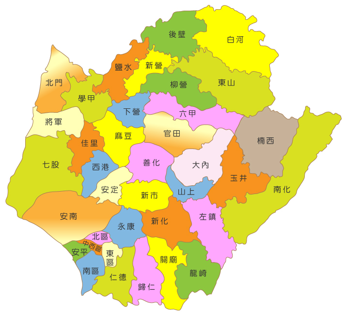 各選區區域圖