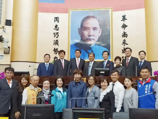 日本岸信夫眾議員及山口縣議員來訪  南市議會與山口縣議會可望於本年締盟