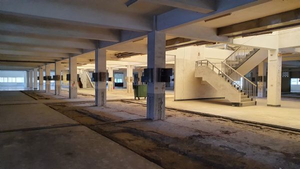 建設委員會勘查「歸仁公有零售市場閒置空間使用及活化情形」
