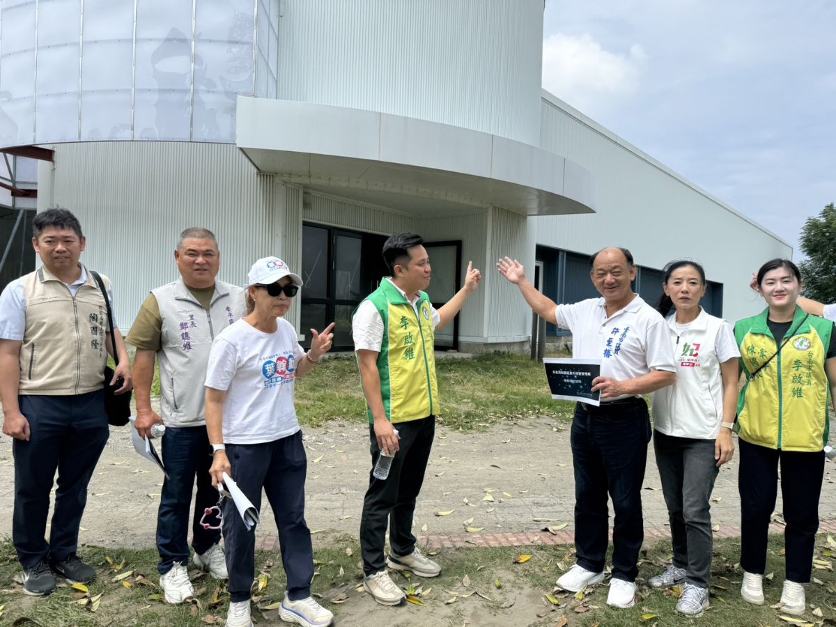 建設委員會外勘「安平海洋文化園區工程進度」