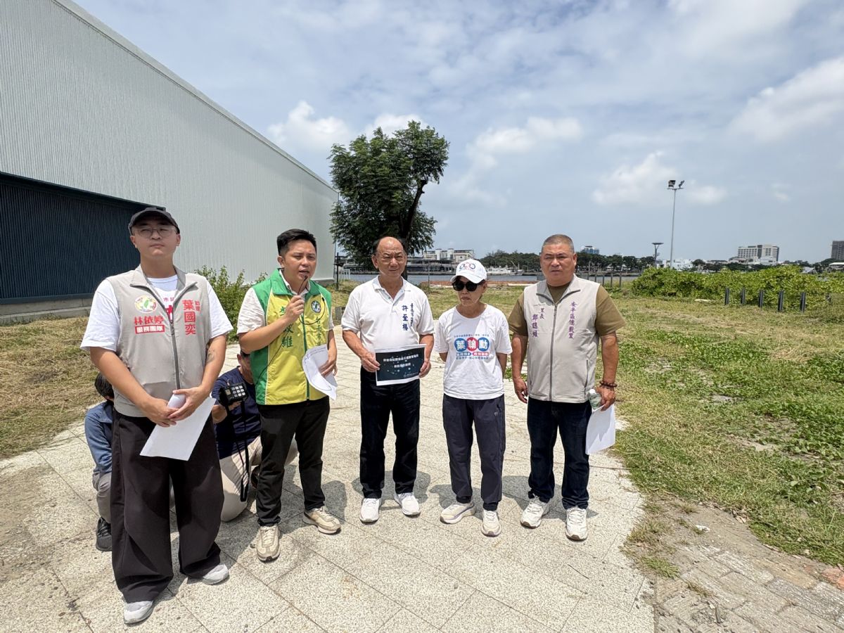 建設委員會外勘「安平海洋文化園區工程進度」