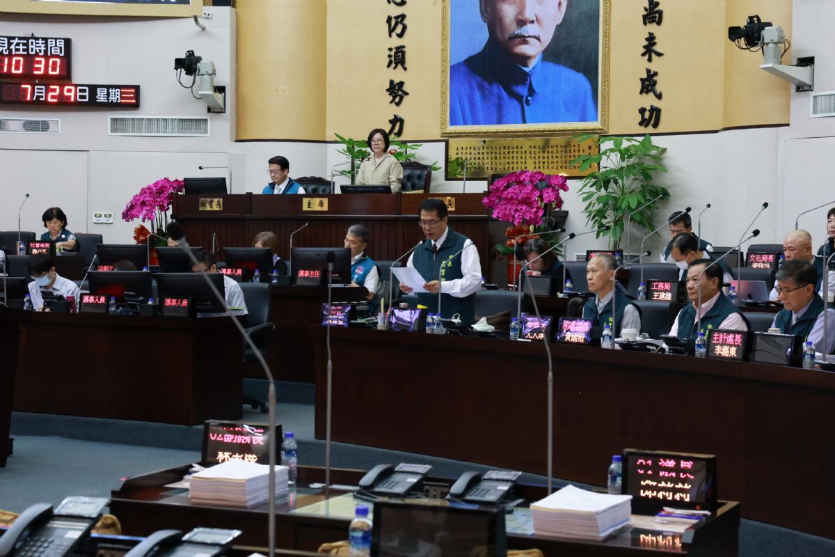 臺南市議會29日起召開定期會為逾千億市預算把關