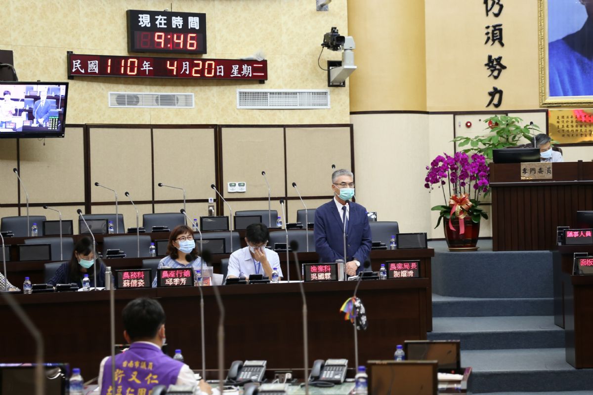 南議會召開農漁產滯銷、新開發區域六大管線規劃施工2場專案報告