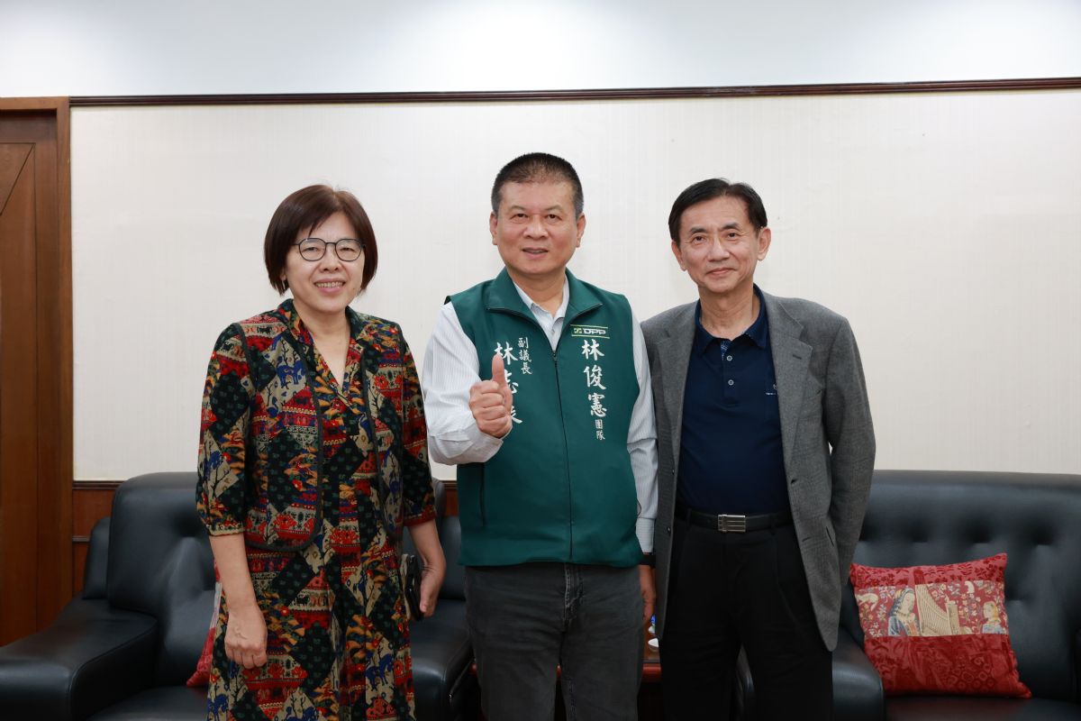 監察委員蕭自佑、施錦芳地方機關巡察 與林志展副議長交流市政議題