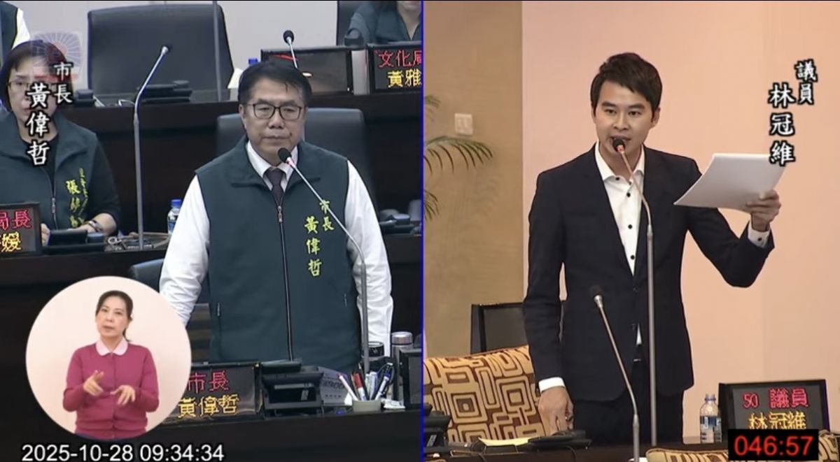 議員林冠維市政總質詢