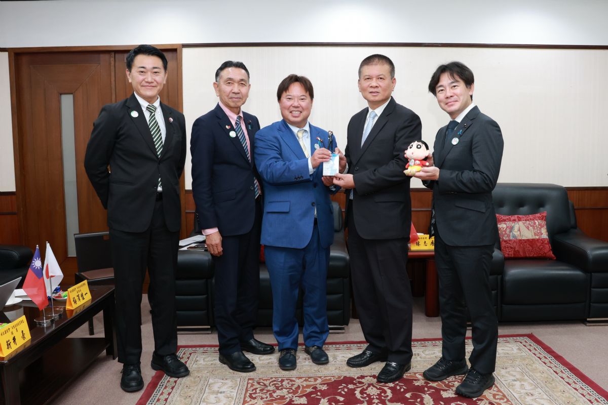 埼玉縣議會拜會臺南市議會 林志展副議長期許深化台日交流