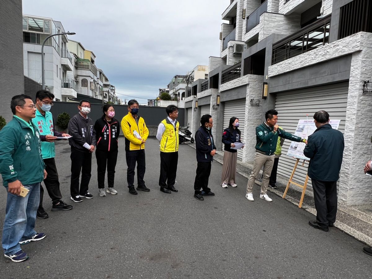 南市議會工務委員會勘查州南十街及大平路周邊道路新闢工程案