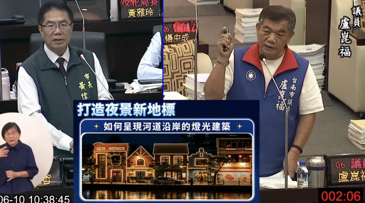 議員盧崑福自由發言