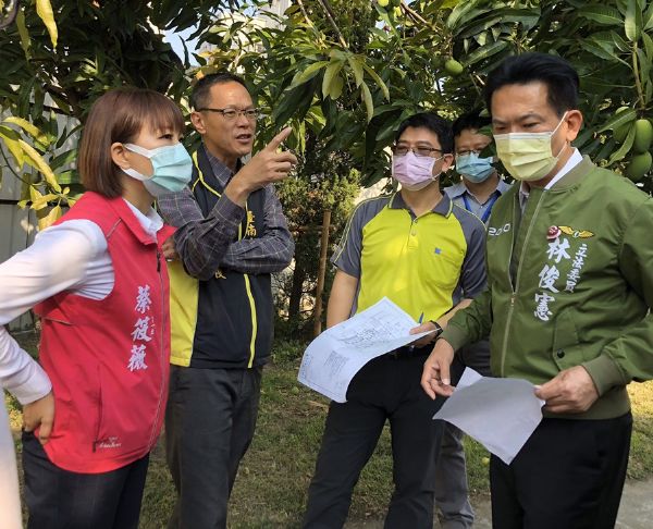 蔡筱薇議員「地方巷弄狹窄衍生治安交通疑慮，成功協調台電等公部門允諾解決」記者會