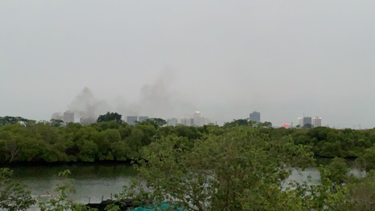 議員李啓維-安平鹽水溪北岸又見焚燒垃圾