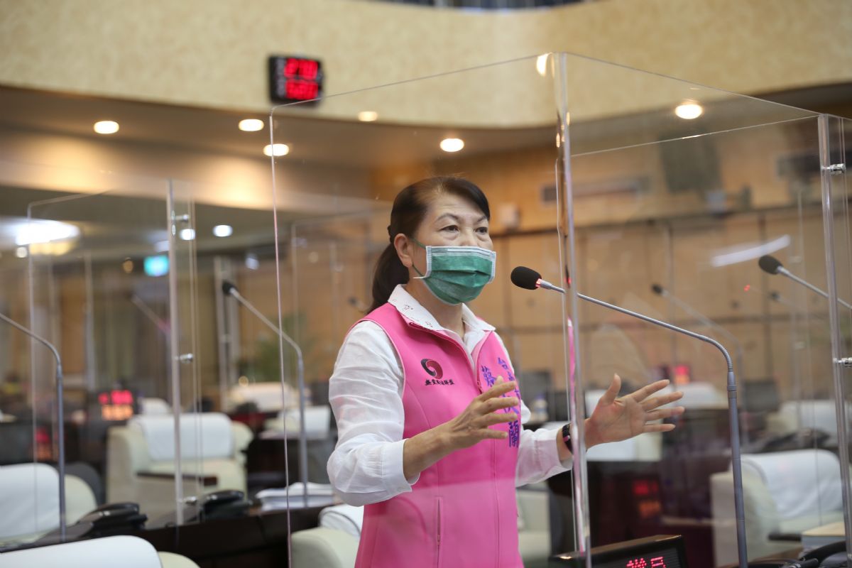 議員蔡秋蘭自由發言-自嘲民選議員竟不如市府顧問