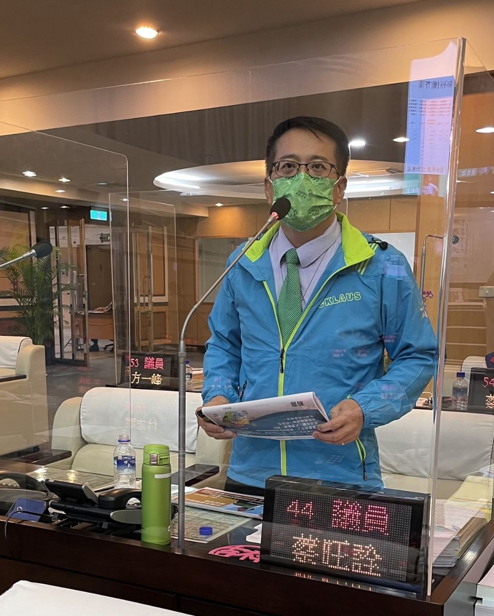 議員蔡旺詮業務報告質詢-藝文活動場次逐年下滑，呼籲振興臺南「文化之都」美譽
