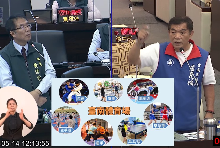 議員盧崑福市政總質詢