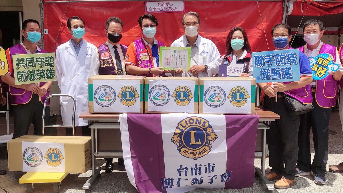議員曾培雅-博仁獅挺醫護 捐贈防疫物資 助力抗擊疫情
