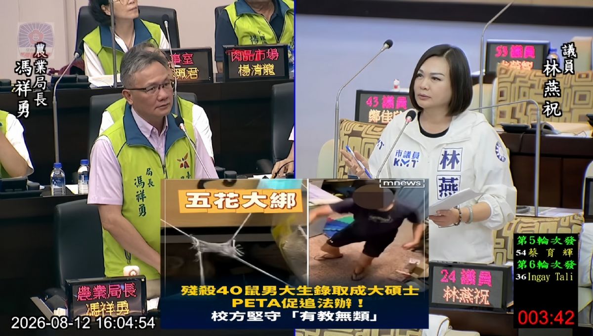 議員林燕祝業務報告質詢