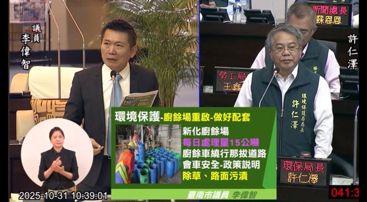 議員李偉智市政總質詢