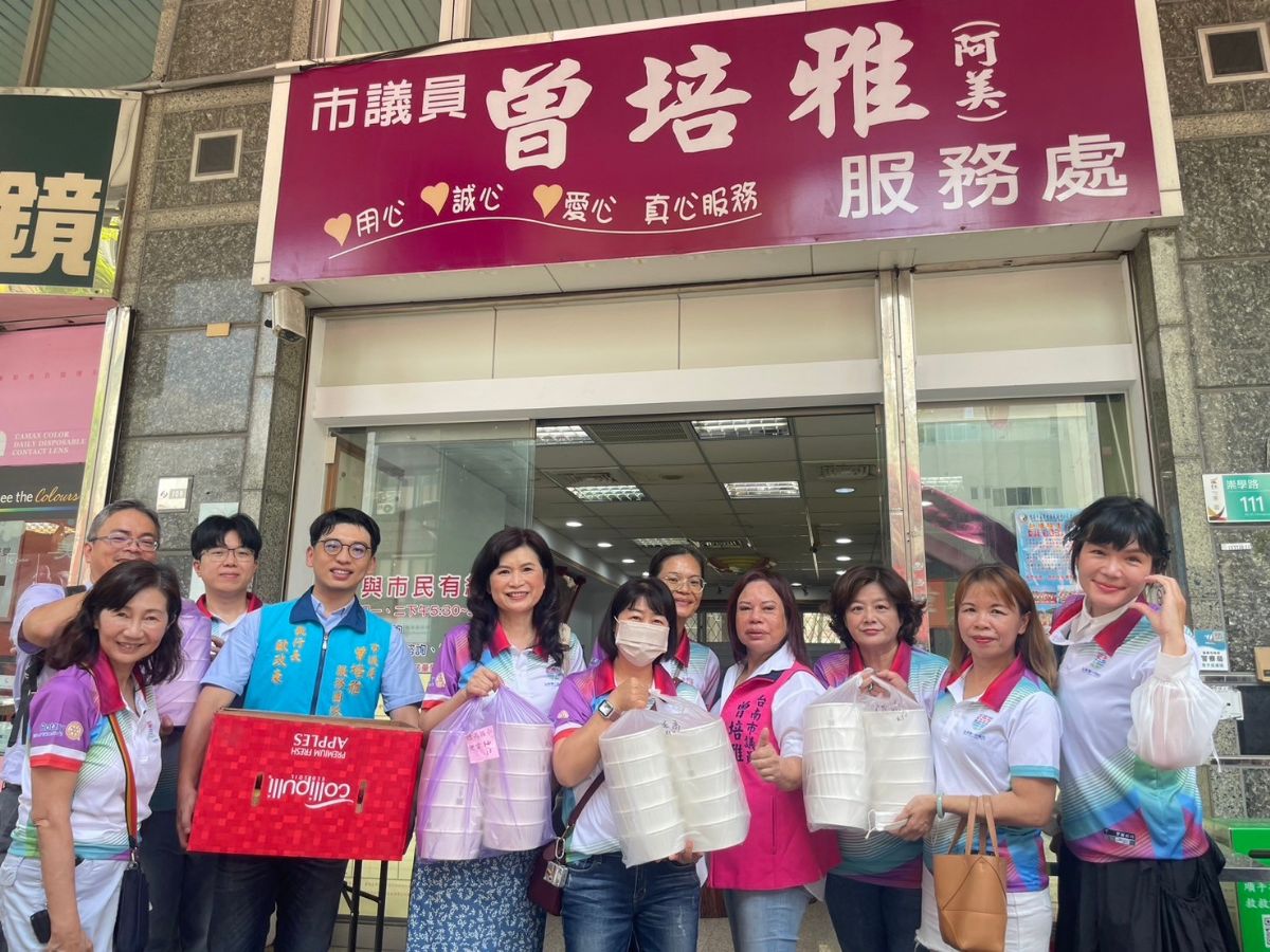 議員曾培雅-台南華一扶輪社用行動支持中餐助童 曾培雅：助弱勢孩童