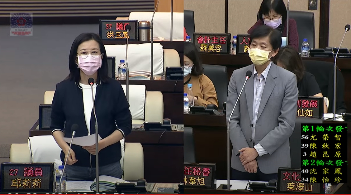 議員邱莉莉-14億元的赤崁文化園區改造工程最後僅剩遺構回填