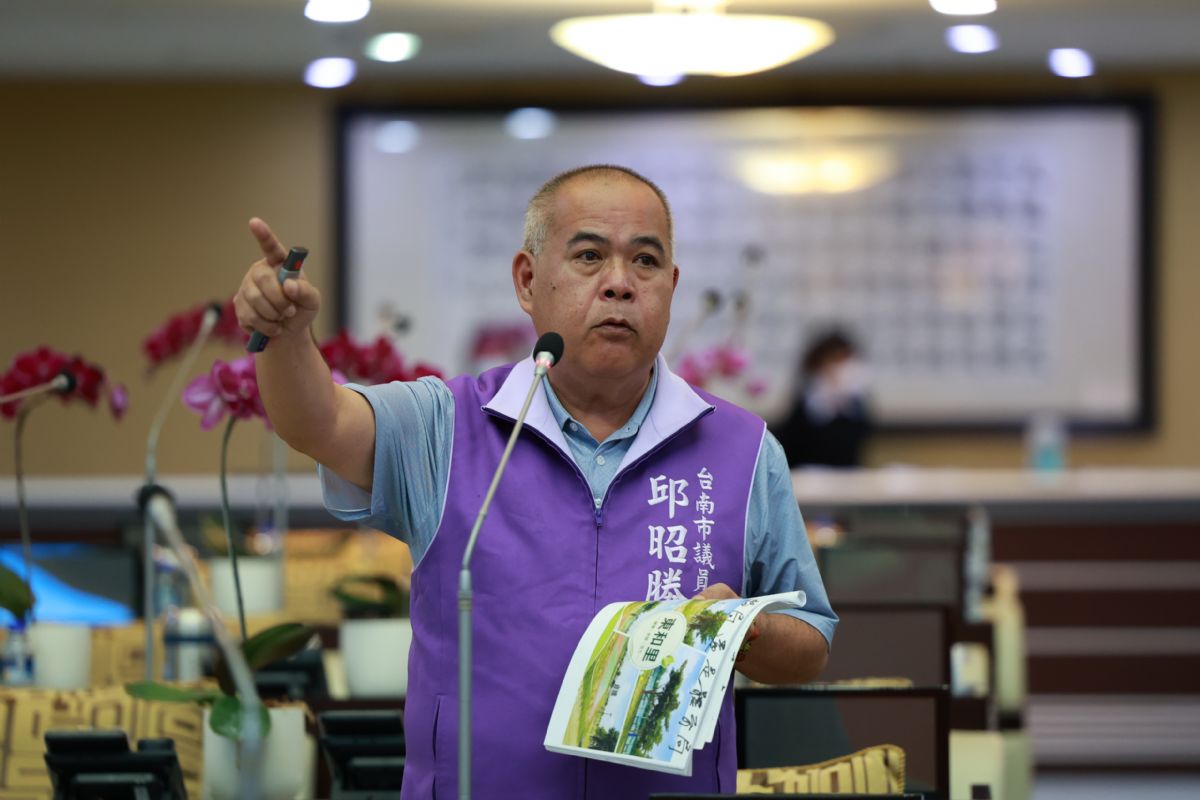 議員邱昭勝市政總質詢-教育社福提前布局 要求市府基礎建設超前部署
