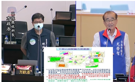 議員尤榮智業務報告質詢