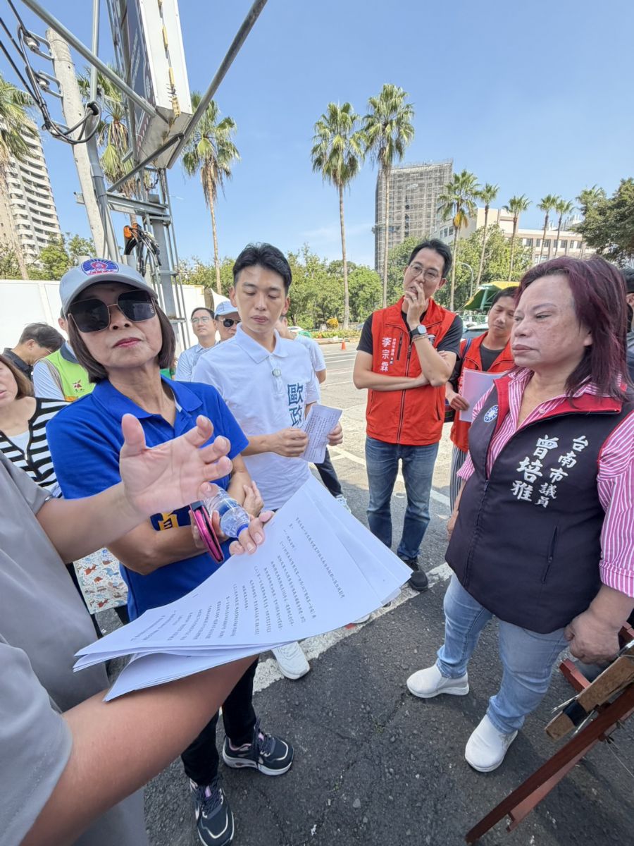 王家貞力促警察局第一分局新建大樓、財稅局加速土地分割