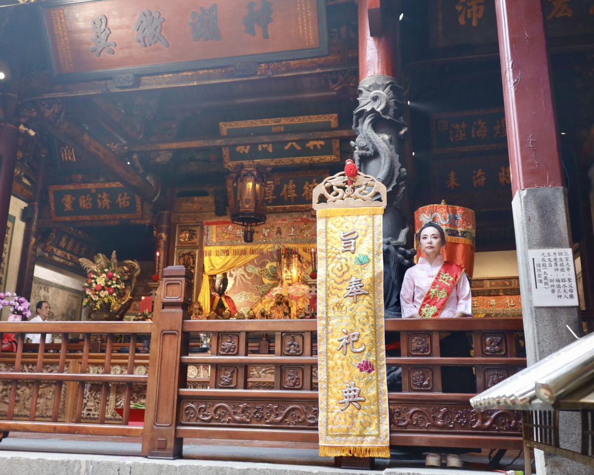議員余柷青-任祀典大天后宮迎神禮官 循古禮傳承府城媽祖文化