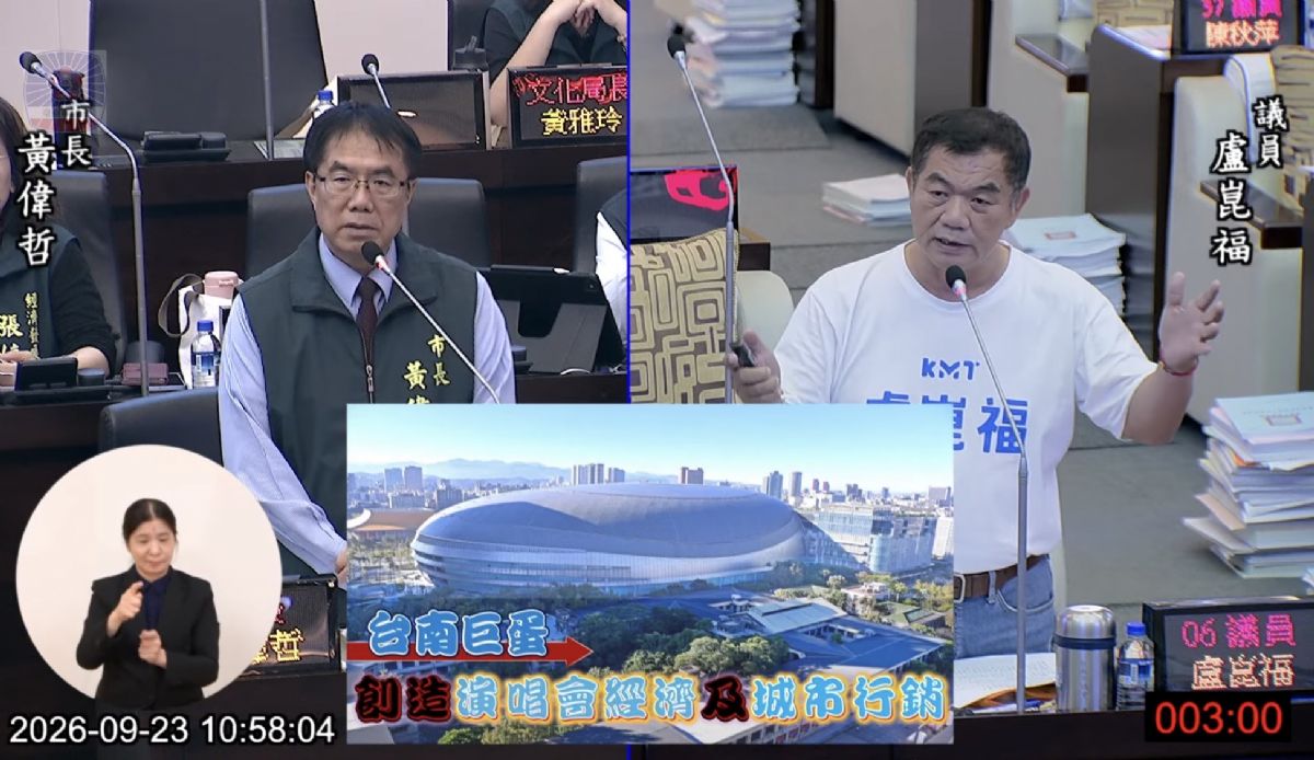 議員盧崑福自由發言