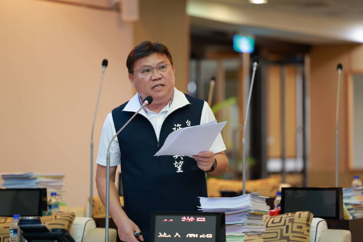 議員施余興望市政總質詢-台南市原住民族生活發展及權益保障自治條例將誕生