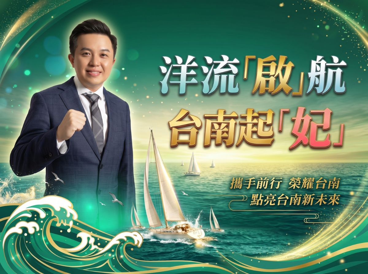 洋流「啟」航、台南起「妃」