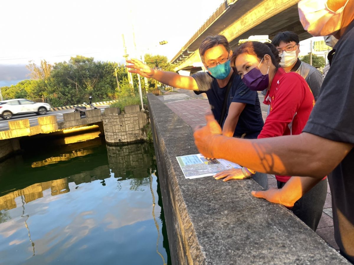 議員林美燕-關心灣裡排水改善最後一哩路 希鄉親永遠擺脫淹水夢魘