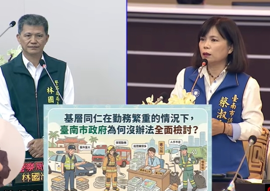 議員蔡淑惠市政總質詢-八連霸告別質詢，人生低谷兒子上警專，她看到希望也感受到人情冷暖
