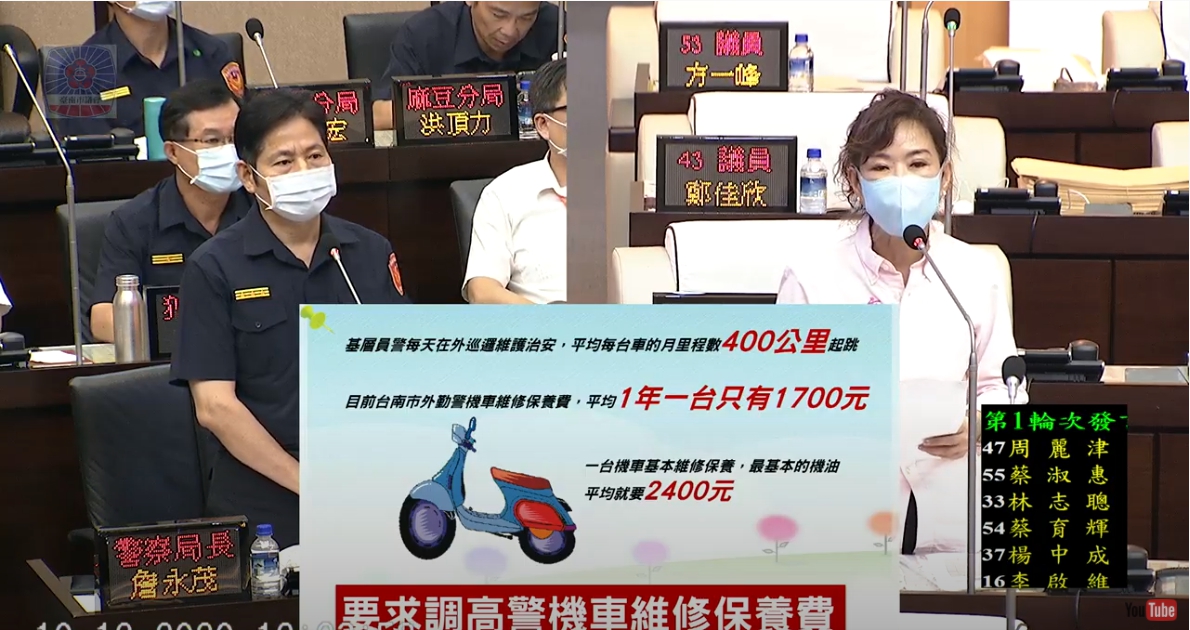 國民黨團-藍軍怒批台南市出了一位內政部次長陳宗彥，防疫津貼至今一毛都拿不到