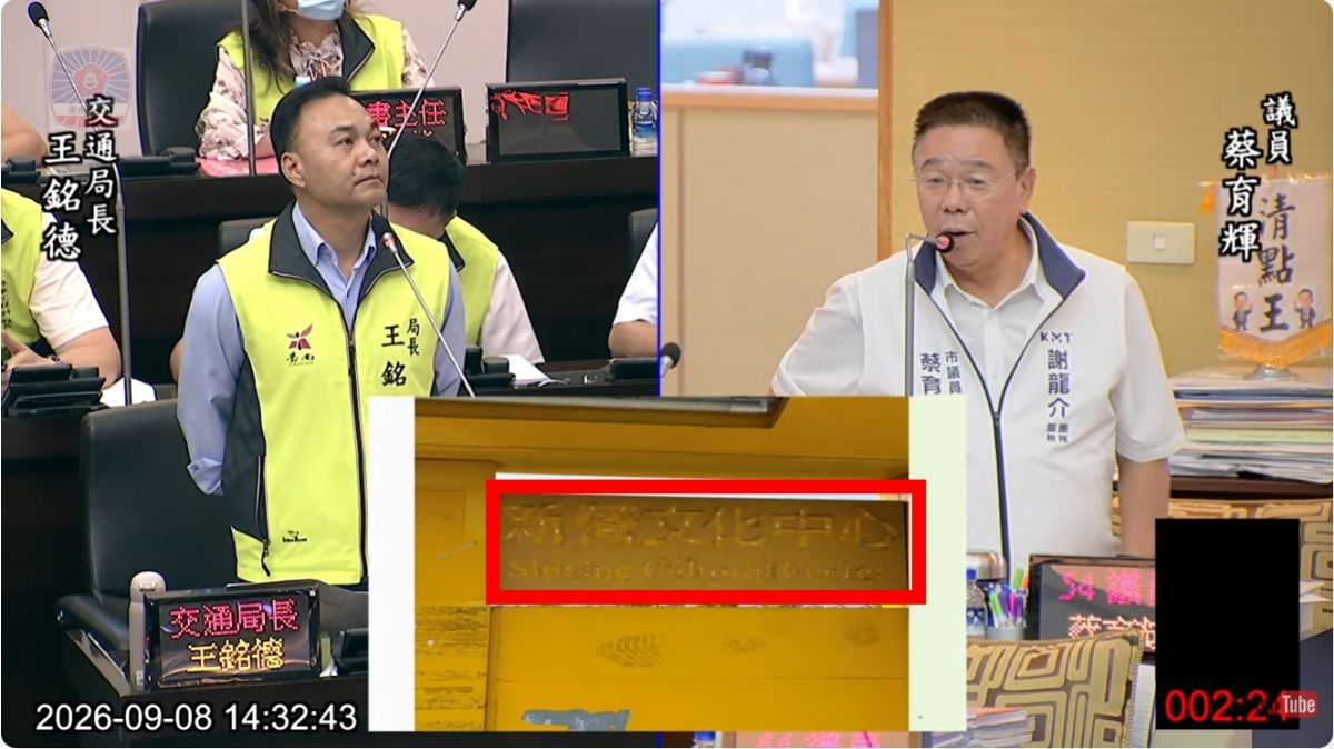 議員蔡育輝預算審查質詢