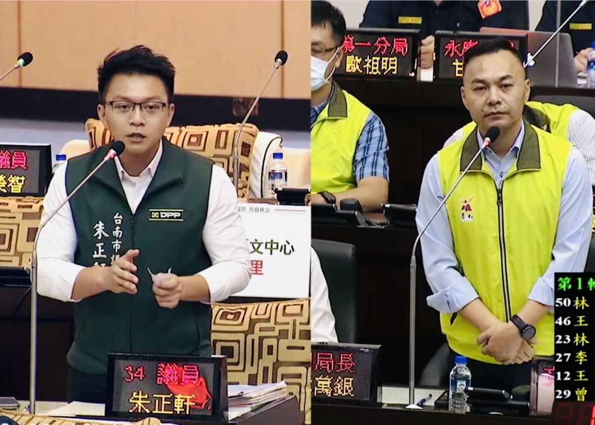 議員朱正軒-台南何時試辦不強制兩段式左轉？交通局：十月初發佈具體規劃