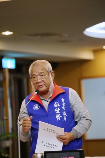 議員張世賢-賴清德鼓勵東山設咖啡大道，張世賢批，毫無輔導，成了農友養套殺陷阱