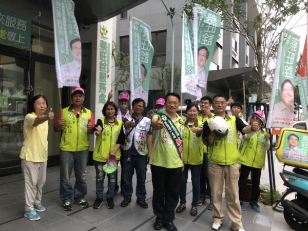 蔡旺詮議員-成立參選立委總部後 馬不停蹄衝刺選戰
