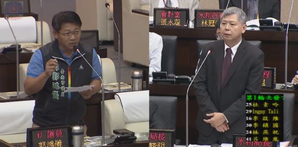 郭鴻儀議員---籲勿讓滯洪公園成為髒亂點
